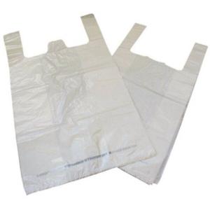 China Transparent Corn Starch Biodegradable Plastic Shopping Bags wholesale