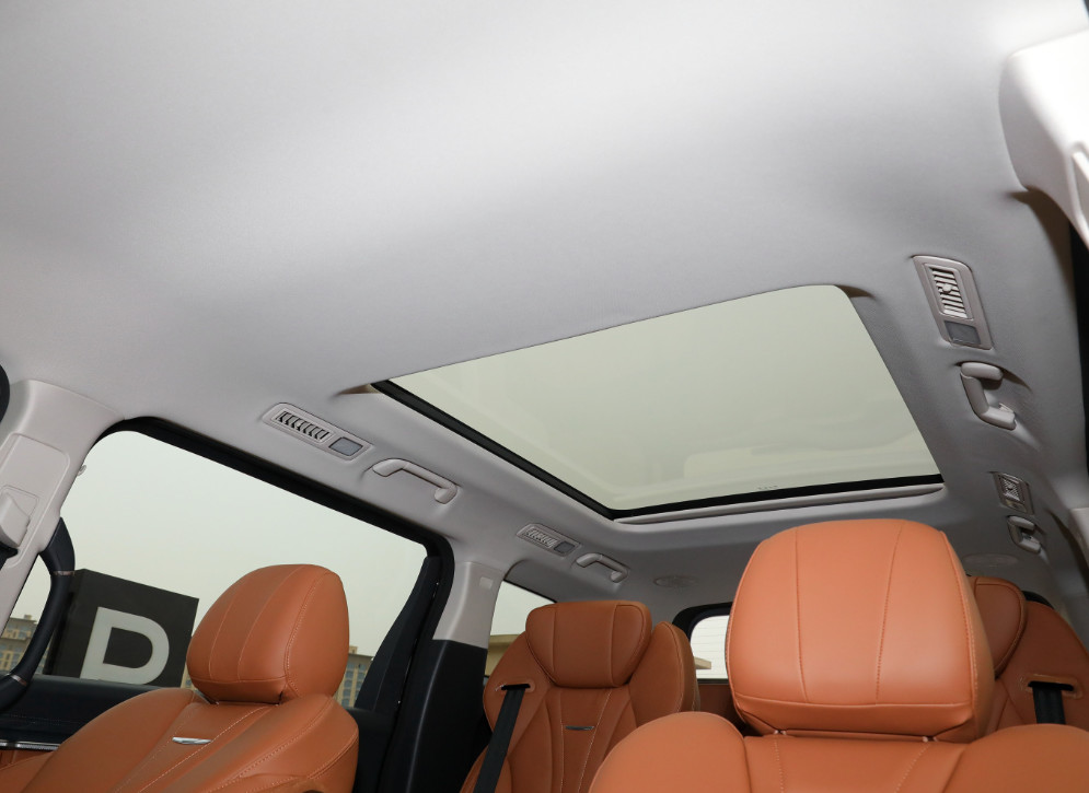 Black Hongqi 7 Seater Minivan MPV High End Luxury Business Reception Car