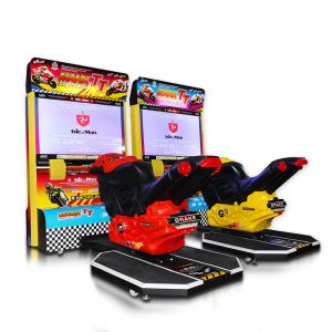 China Stable Performance Bike Racing Arcade Machine Coin Operated 250W on sale