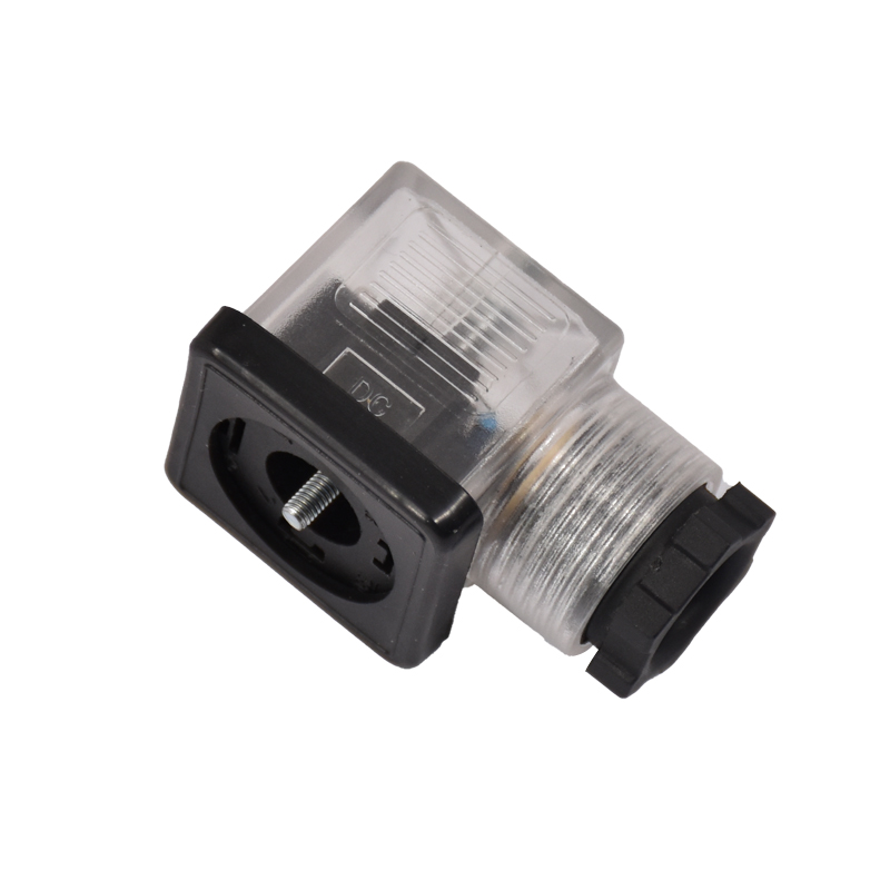 Custom Wholesale Female Joint Transparent Solenoid Valve DIN 43650 Rigoal Connector Factory