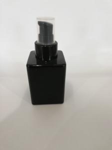 China Luxury Matte Black Cosmetic Packaging / Small Plastic Makeup Containers wholesale