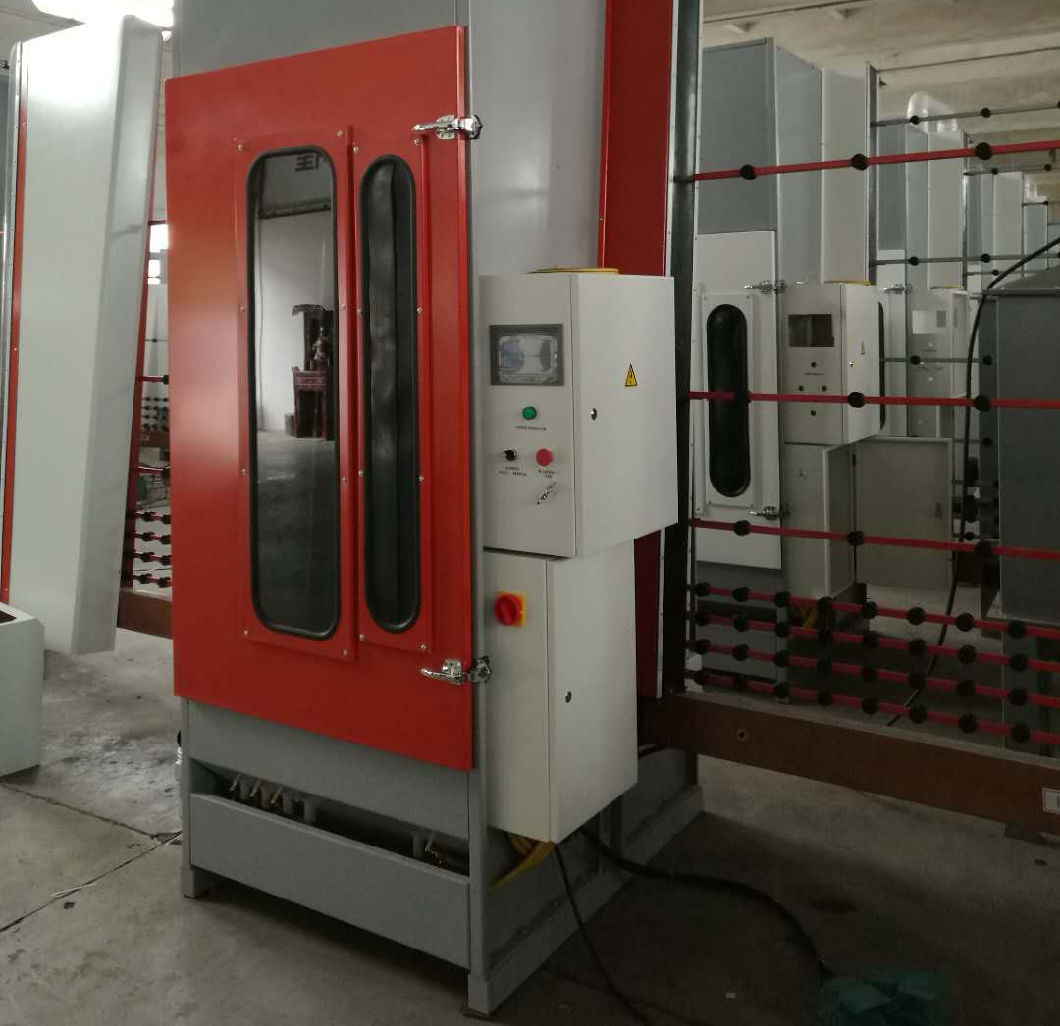 St-1600 Horizontal Automatic Glass Sandblaster Sandblasting Machine in Processing Show Glass