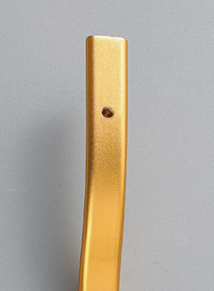 600mm Aluminum Cabinet / Drawer Handles Contemporary Gold Wave