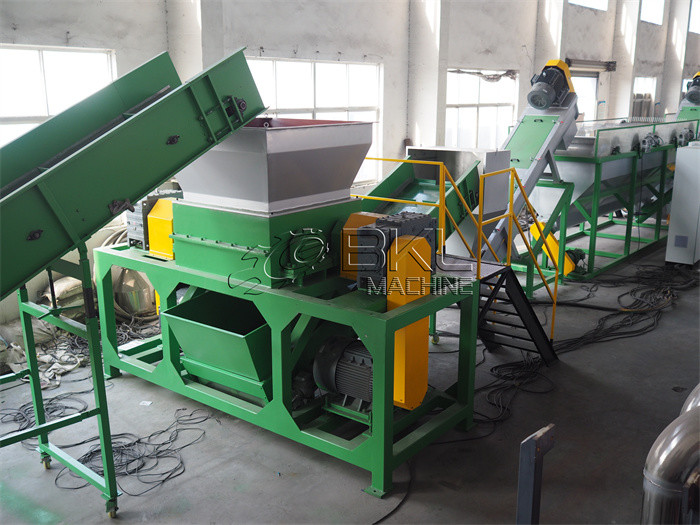 Agricultural PP PE Film Washing Line Crushing 1000kg/H