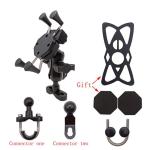 GPS 12V 2.4A Dirt Bike Handlebar Phone Mount 360D Rotation
