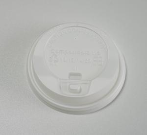 China White 85mm Hot Drink 100% Compostable Coffee Lids wholesale