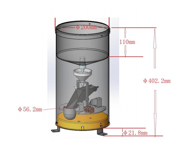 WS-601SS5 0.5mm Tipping Bucket Rain Gauge Ideal for Hydrological Monitoring Solutions