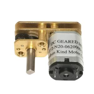 China Micro Parallel Axis Shaft DC Motor 180mNm , 2.2W Right Angle Gear Reducer Motor wholesale