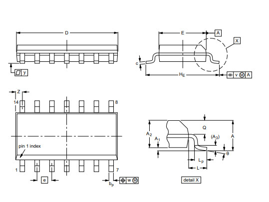74LVC74APW Nexperia IC Rotary Position Sensor IC Dual D Type Flip Flop