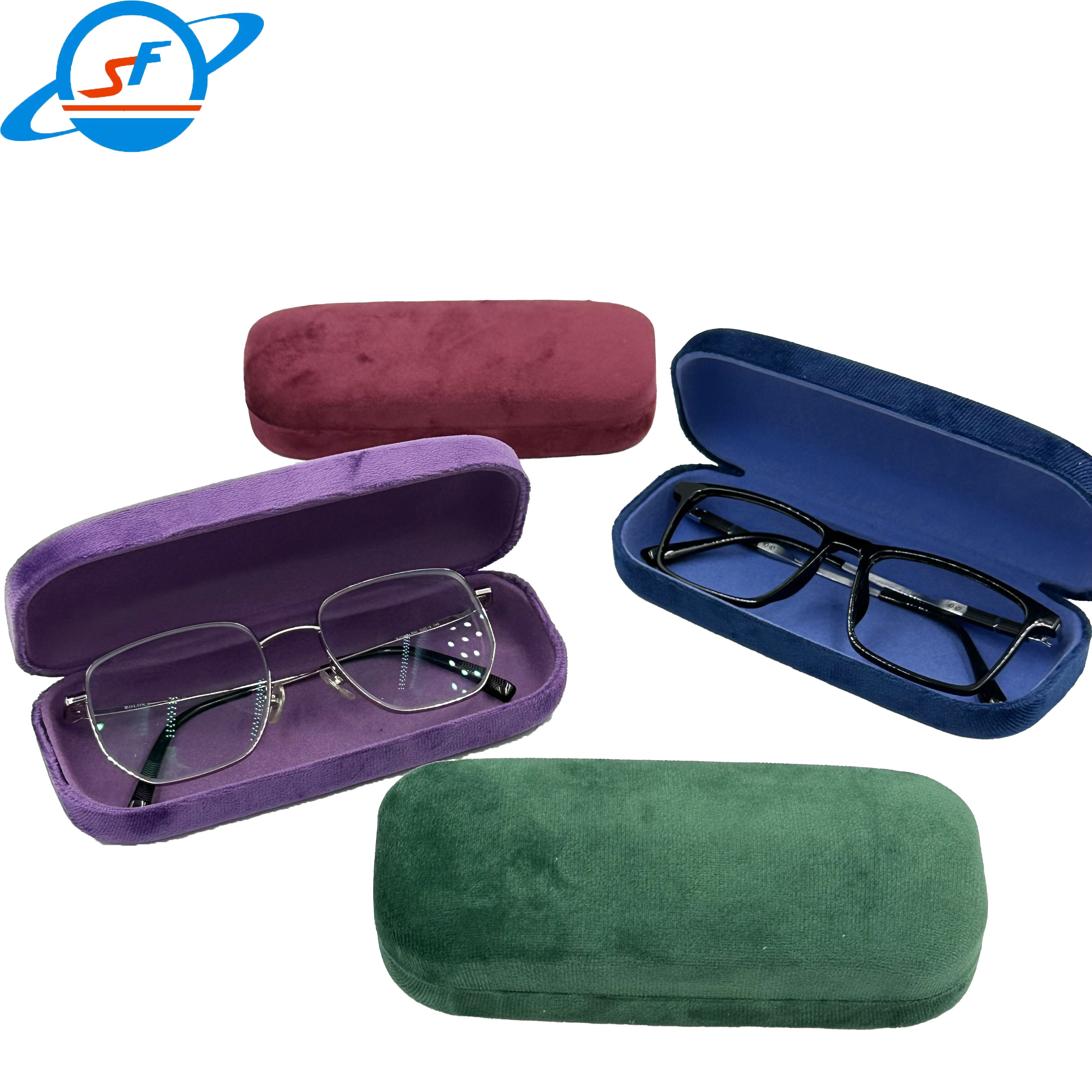 Lightweight PU Flip Cover Optical Glasses Case Luxurious Scratchproof