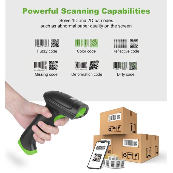 Low Price Scanners From Luckydoor Factory Qr Code Reader Wireless+BT Use with Thermal Printer