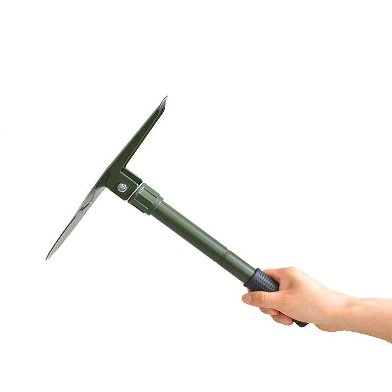 Powder Coated Camping Shovel Multi Function Small Size Foldable Emergency Shovel CS100