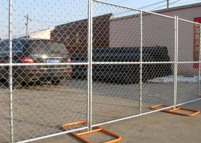 Outdoor Temporary Construction Fence Panels 6M Length PVC Coated