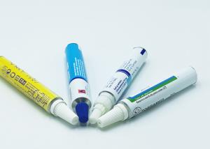 China Long Nozzle Pharmaceutical Aluminum Tubes , Non Absorbent Eye Ointment Tube wholesale