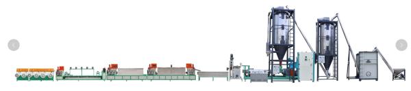 Double Screw PET Packing Belt Making Machine High Accuracy Transparent PET