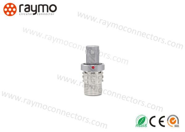 Military Cable To Cable Connector Natural Chrome Plated Brass Shell Male Solder