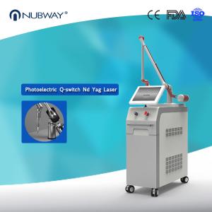China 1500mj Dermatology Ultra-short pulse 6ns Laser Tattoo Removal Machine best active Q switch nd yag wholesale