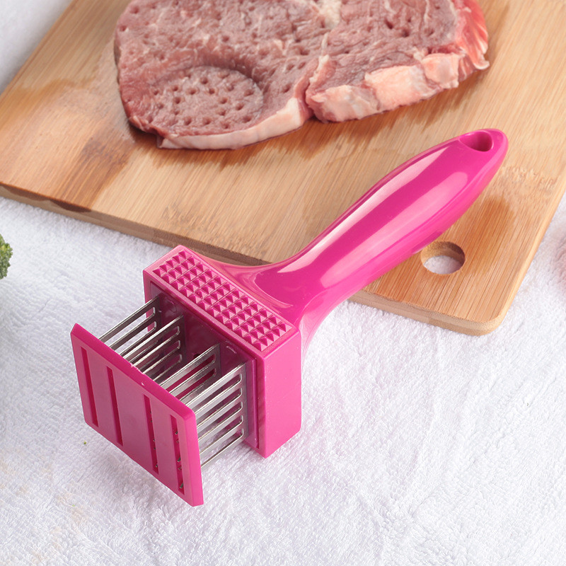 Steak Hammer Stainless Steel Fast Manual Multi Loose Meat Needle Injector Tenderizer