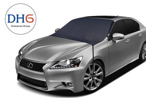 China Breathable Waterproof Outdoor Car Cover Customized Logo Windshield on sale
