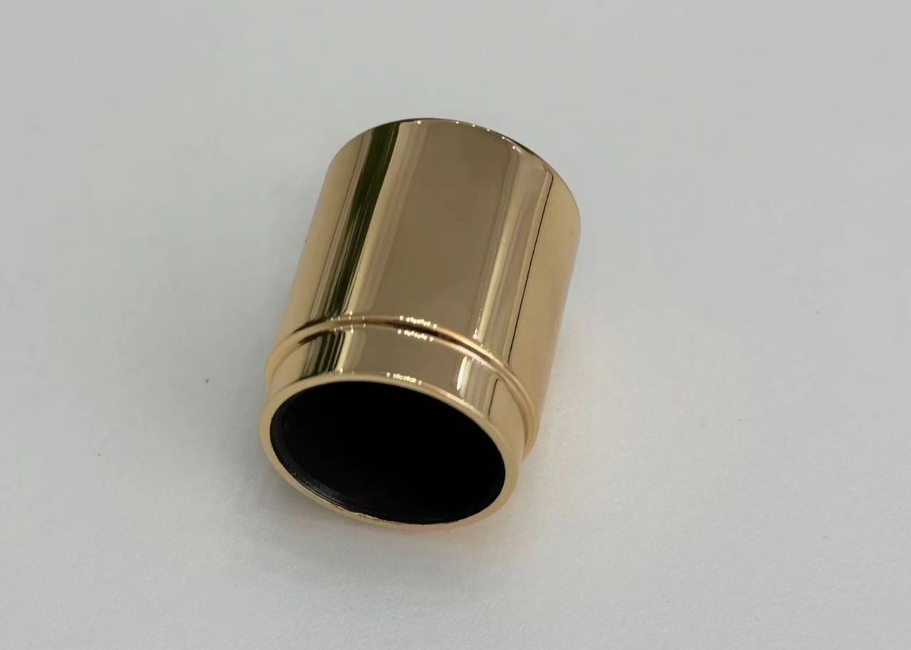 Customzied Gold / Silver Zamak Perfume Caps For Sophisticated Fragrance Packing