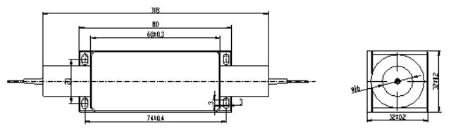 Ultra Wideband Isolator In Optical Fiber Polarization Maintaining 1053nm 1-20W