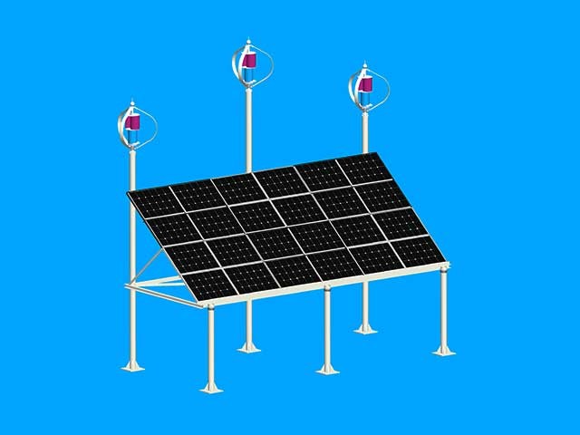 Zero Carbon Solar Wind Hybrid System Communication Base Station Power Supply System