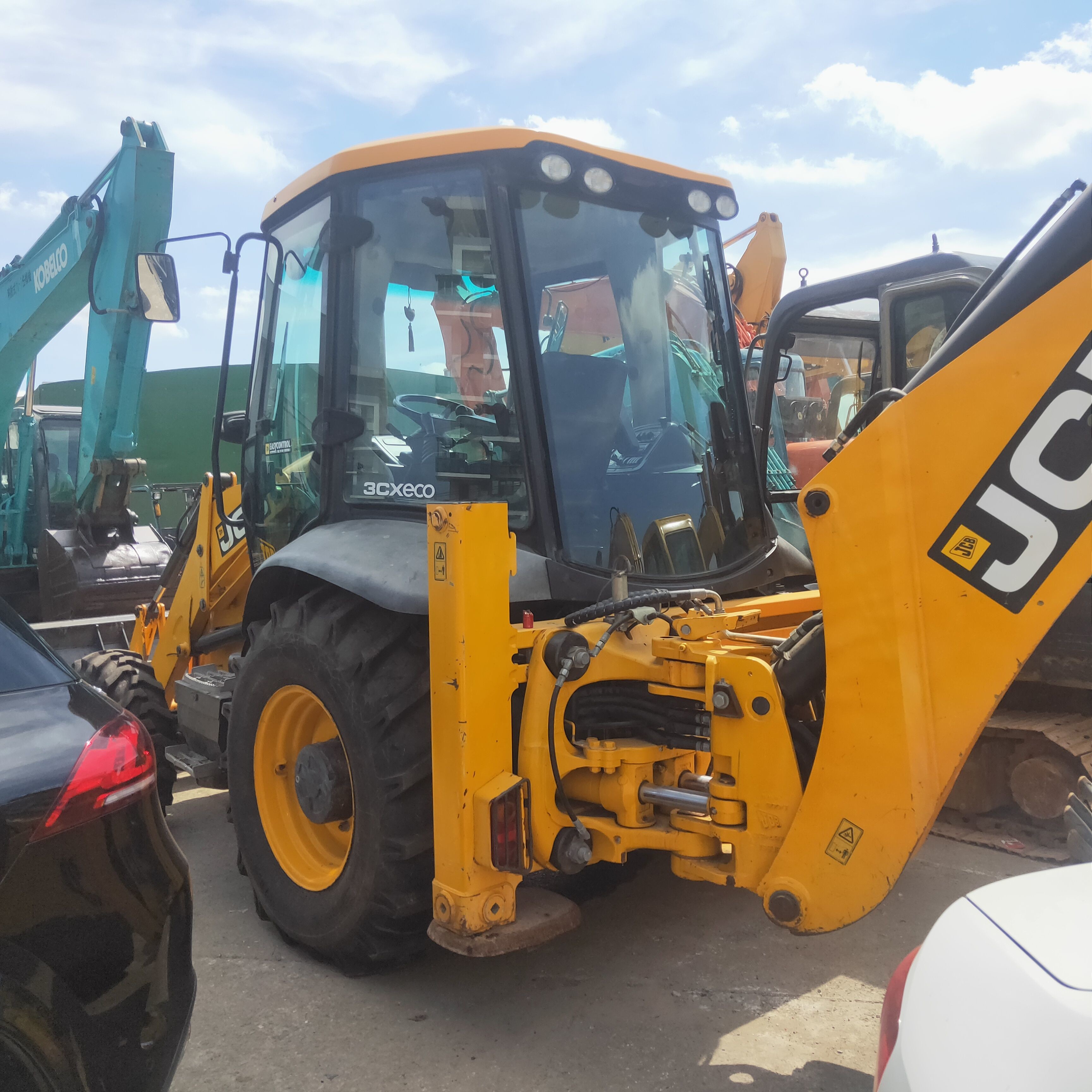 Engineering Used Backhoe Loader Old JCB 3CX Machine