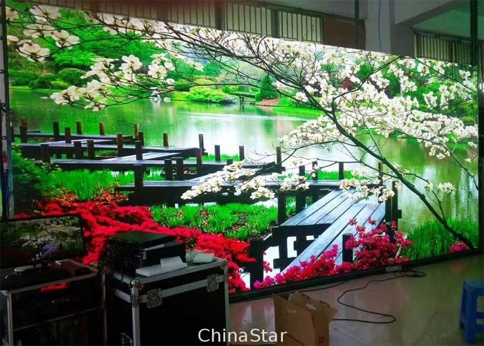 1R1G1B Video Wall Led Display , P1.25 Indoor Advertising Display Board 20 Watt