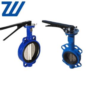 China Wafer Type Ductile Iron Butterfly Valve Lever Operation wholesale