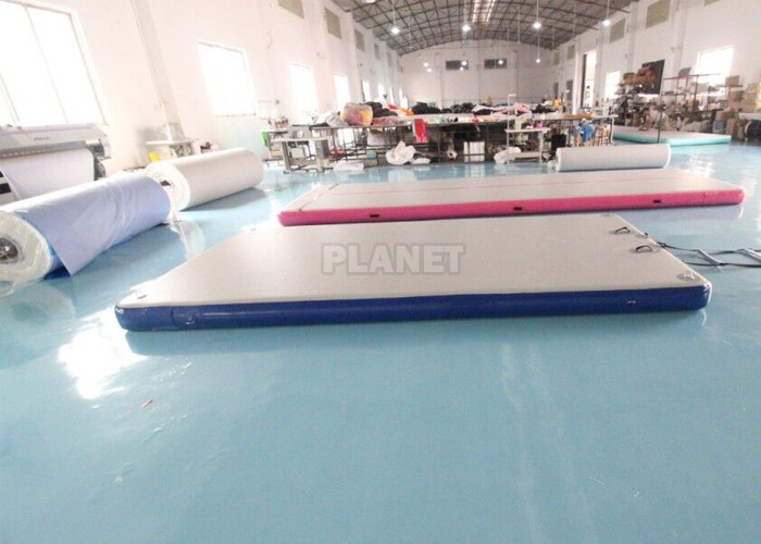 DWF Inflatable Water Games Floating Sea Boat Docks With Ladder
