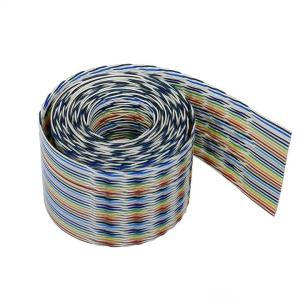 China Medical Biocompatible PVC Flat Ribbon Cable UL1185 with Shielded Tinned Copper Round Wire wholesale