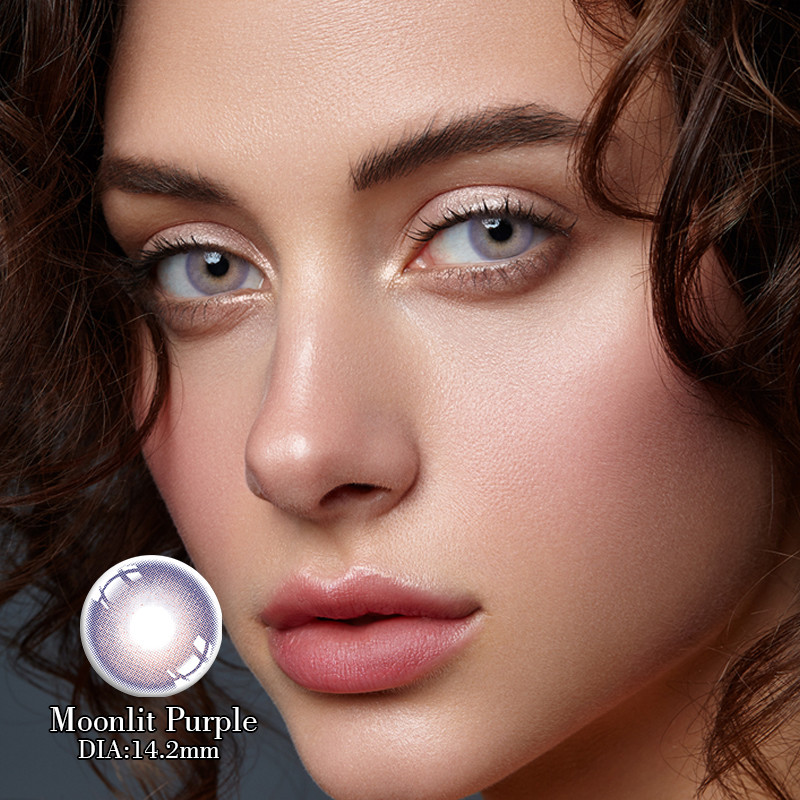 Coloured Prescription Brand Contact Lenses Honey Lens Colour Monthly