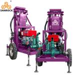 Water Well Borehole Drilling Rig Hydraulic Drilling Rig Trailer Mounted Water