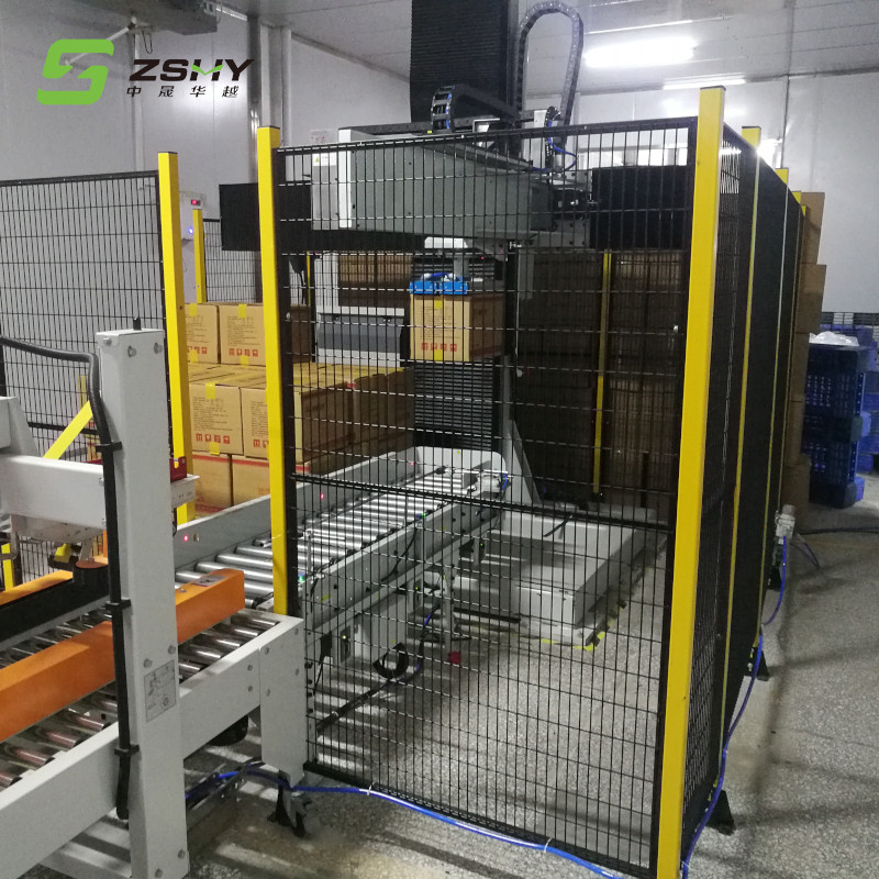 240 Pcs/Hour Single Column Automatic Robotic Bag Palletizer