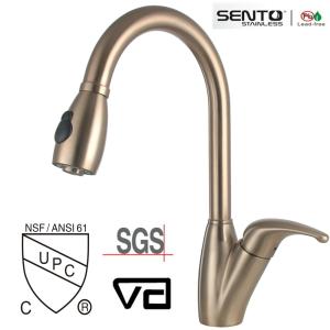 China PVD Light brown cupc kitchen faucet wholesale