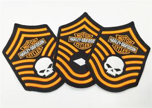 China Fashionable 3D Embroidery Patches Motorcycle Club Fabric Badges Patches wholesale