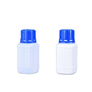 China Square Empty HDPE Plastic Lab Reagent Bottle 125 Ml Leakproof wholesale
