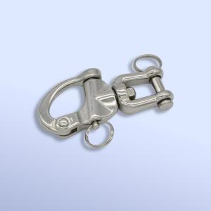 China stainless steel swivel jaw snap shackles ,stainless steel rigging hardware ,stainless steel snap shackles wholesale