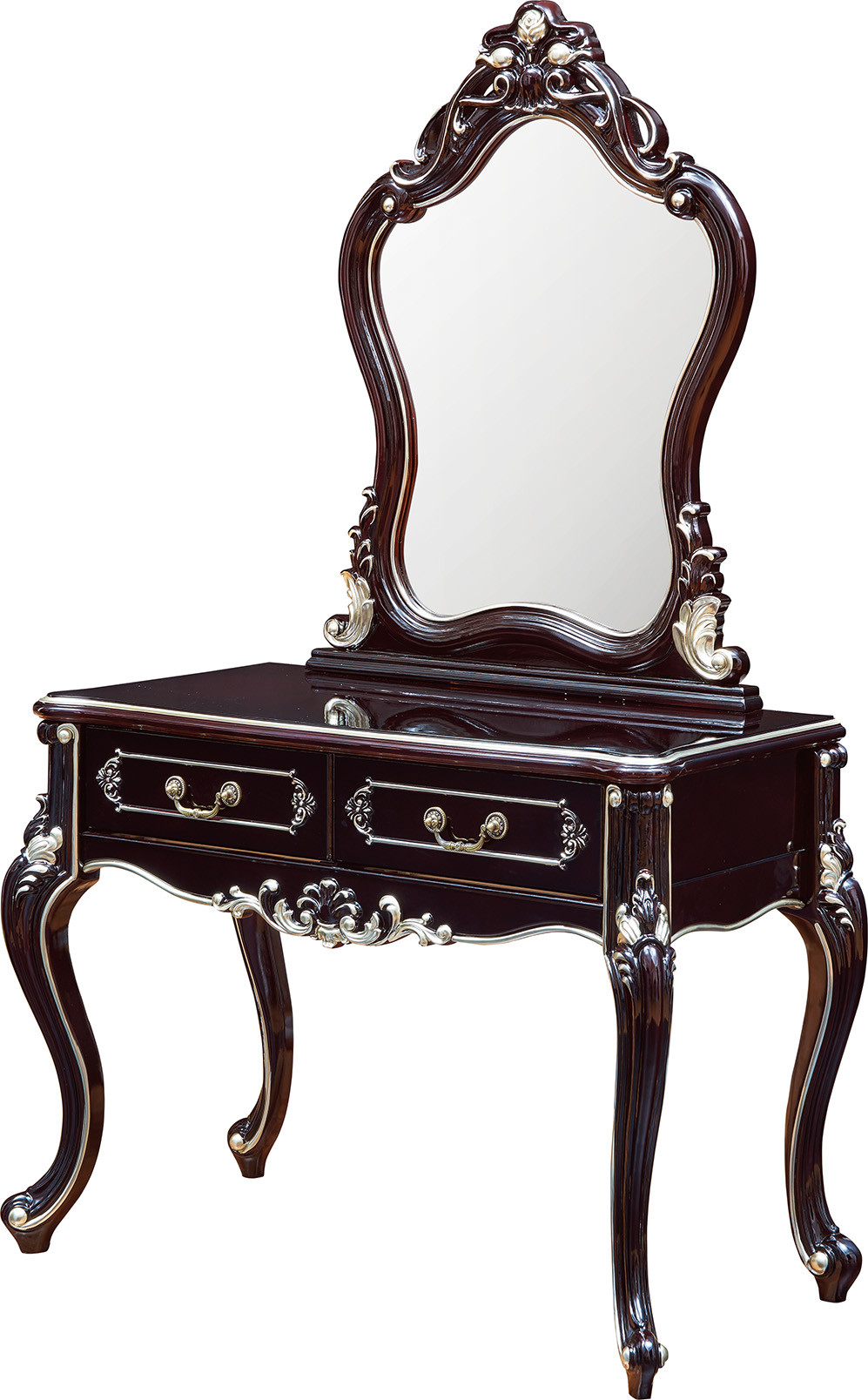 Luxury Antique Bedroom Makeup Wooden Dresser OY-ZT02
