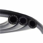 NBR Black Rubber Fuel Hose Fiber Braided 20 Bar For Fuel Transfer