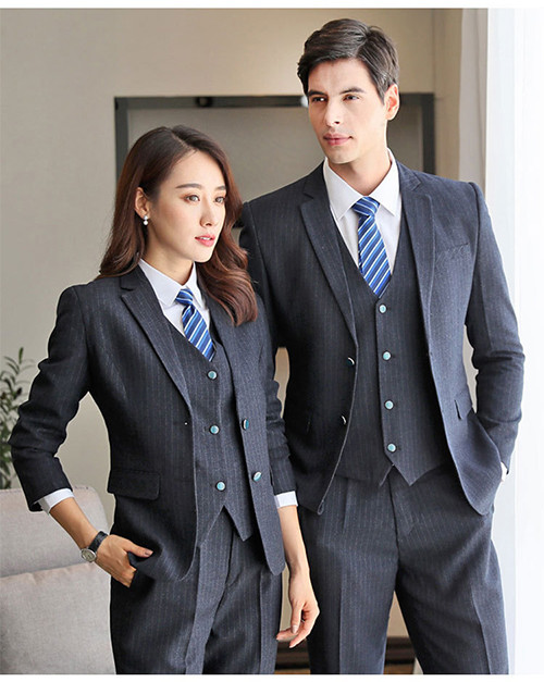 Black Color Custom Business Shirts 2 Buttons Single Breasted Flap Straight Side Pocket