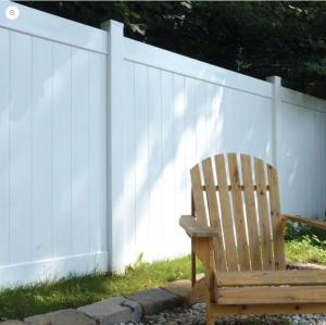 China 6Ft Outdoor Garden White Cheap PVC Vinyl Privacy Fence Panel wholesale