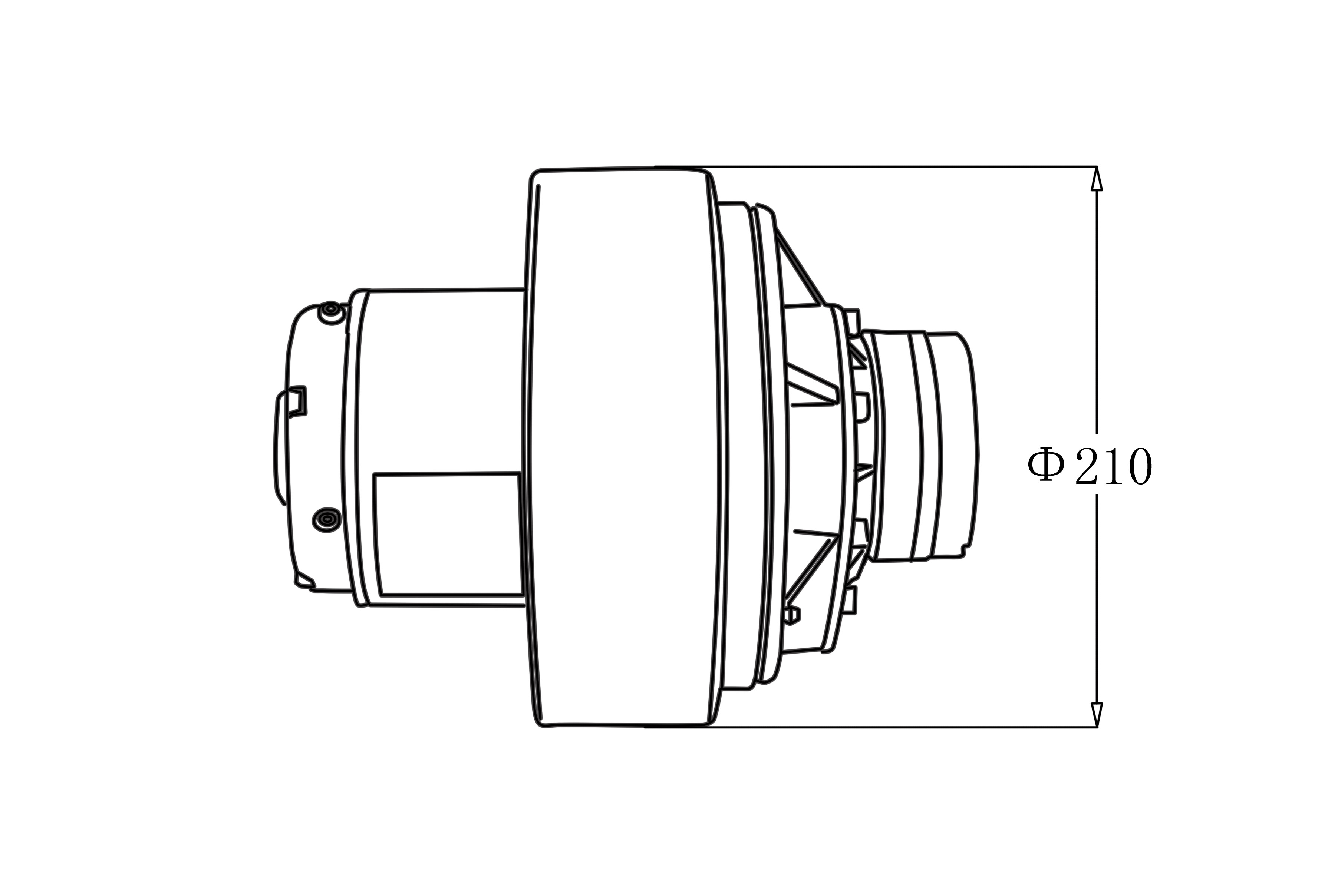 Forklift Accessories 0.65kw 2250rpm Metalrota Drive Wheel Assembly