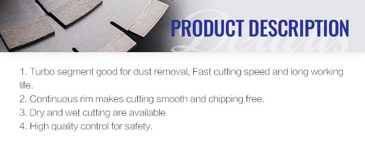 LINSING Diamond Tools Turbo Saw Blade for Stone Cutting Ceramic Diamond Cutting Disc