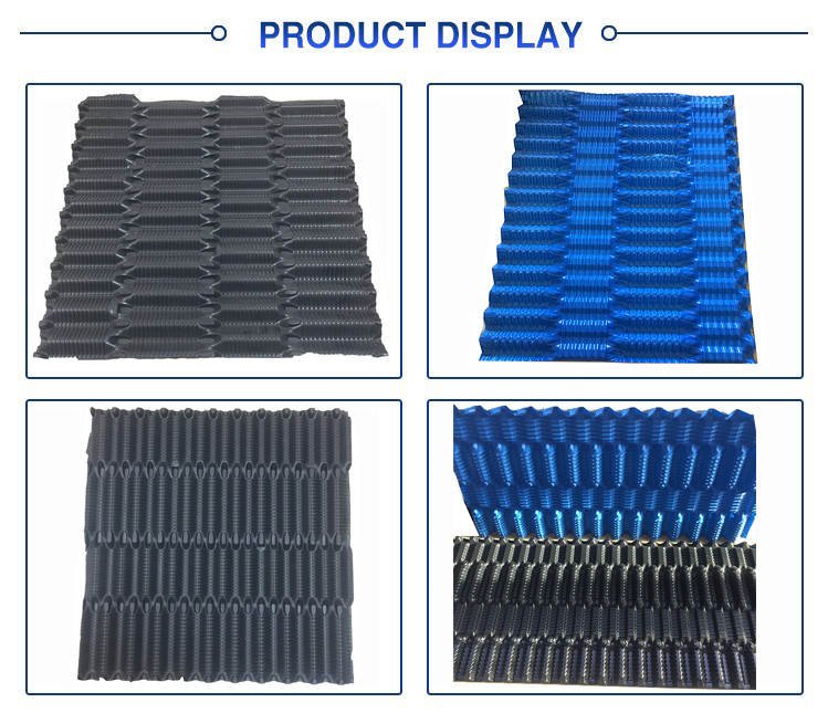 500mm Cooling Tower Fill Media Replacement Counter Flow Media PVC Fill Packs