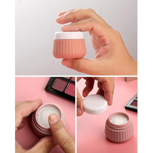 Portable Squeeze Silicone Travel Toiletry Bottles Kit 8 Pack BPA Free