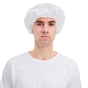 China Restaurant Hospital Non Woven Bouffant Cap 21'' Workshopping wholesale