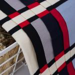 Double Yarn Comfortable Environmentally Friendly Healthy Striped Cotton Fabric
