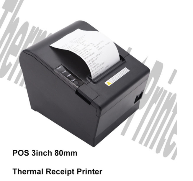 RS232 High Speed Laser Printer 80mm Desktop Label Printing Machine