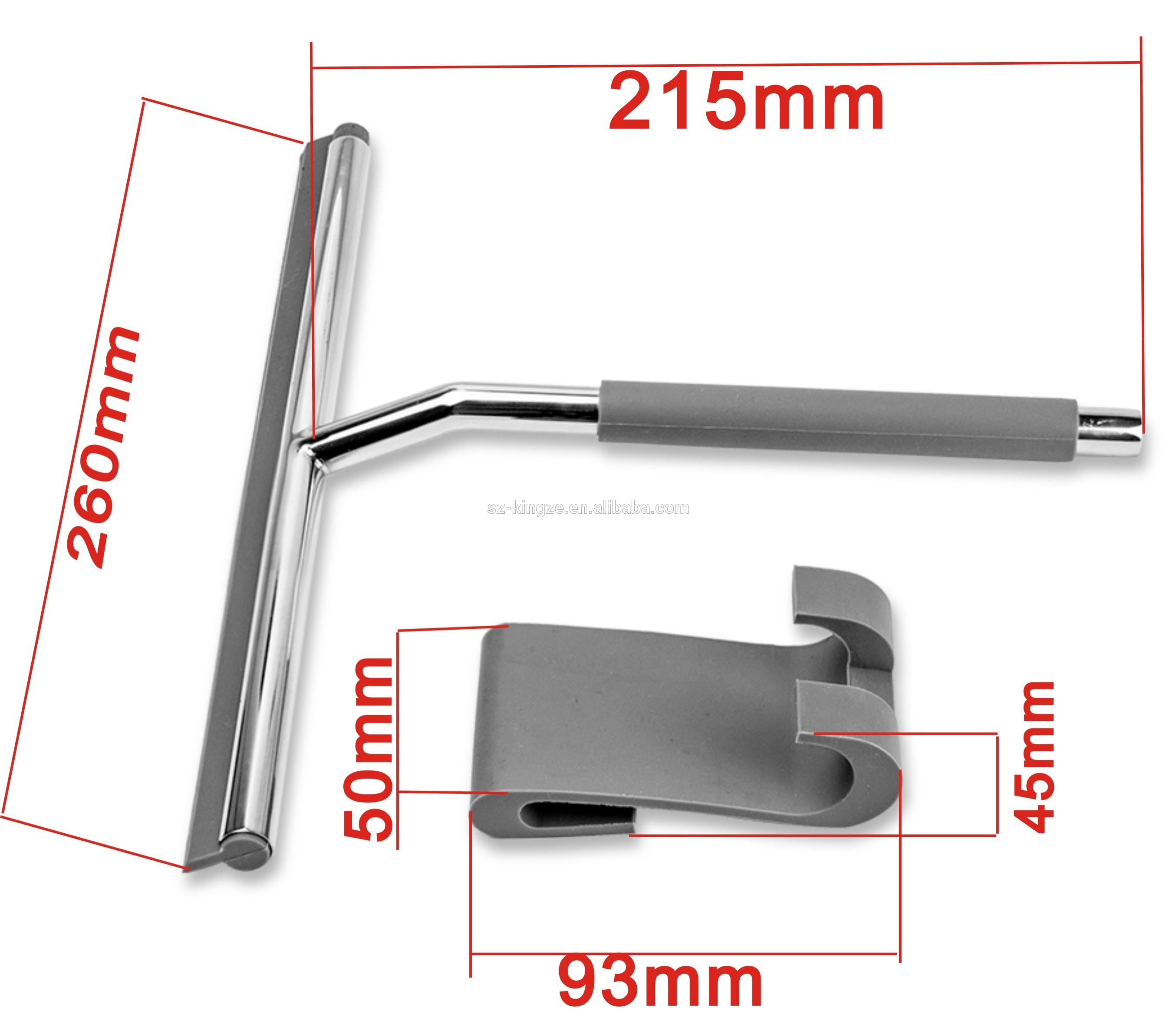 Mirror Polished Bathroom Hardware Accessories Shower Water Scraper